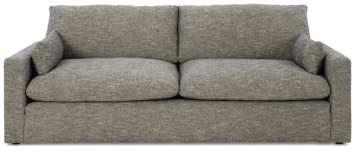 Dramatic Granite Sofa, Loveseat, Chair and Ottoman from Ashley - Luna Furniture