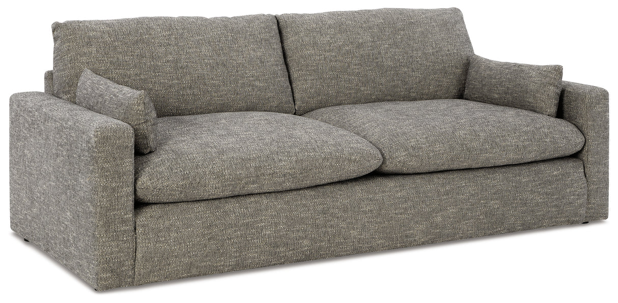 Dramatic Granite Sofa, Loveseat, Chair and Ottoman from Ashley - Luna Furniture