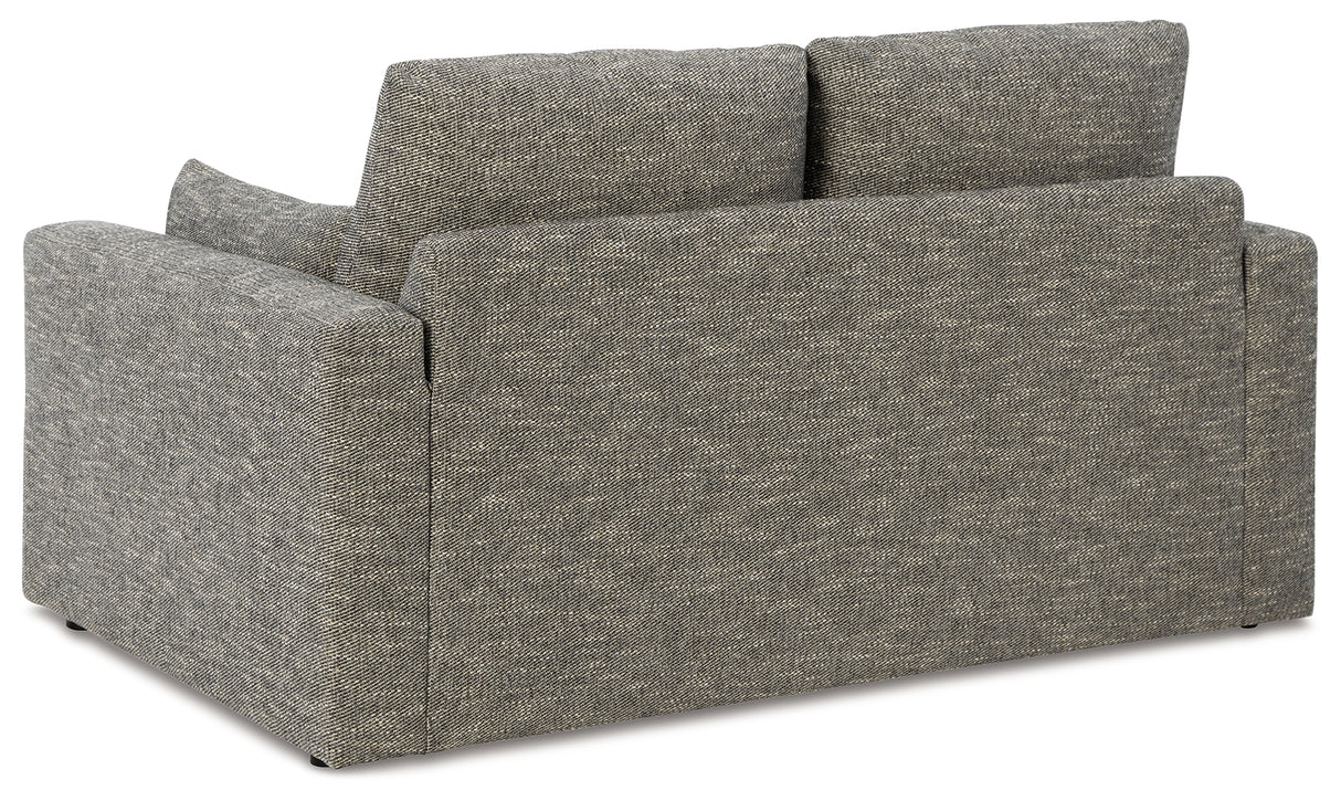 Dramatic Granite Sofa, Loveseat, Chair and Ottoman from Ashley - Luna Furniture