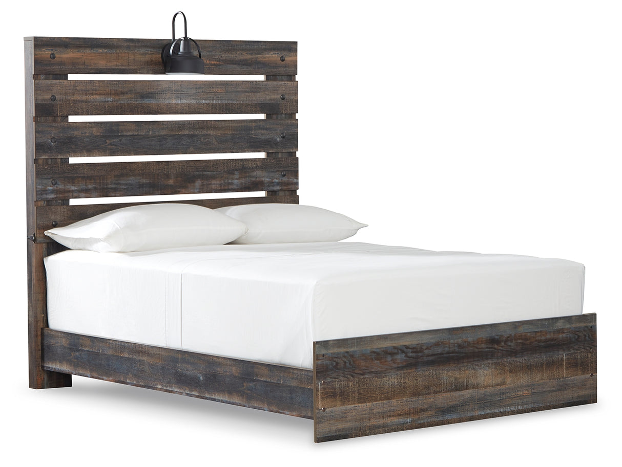 Drystan Full Panel Bed with Dresser in Multi from Ashley - Luna Furniture