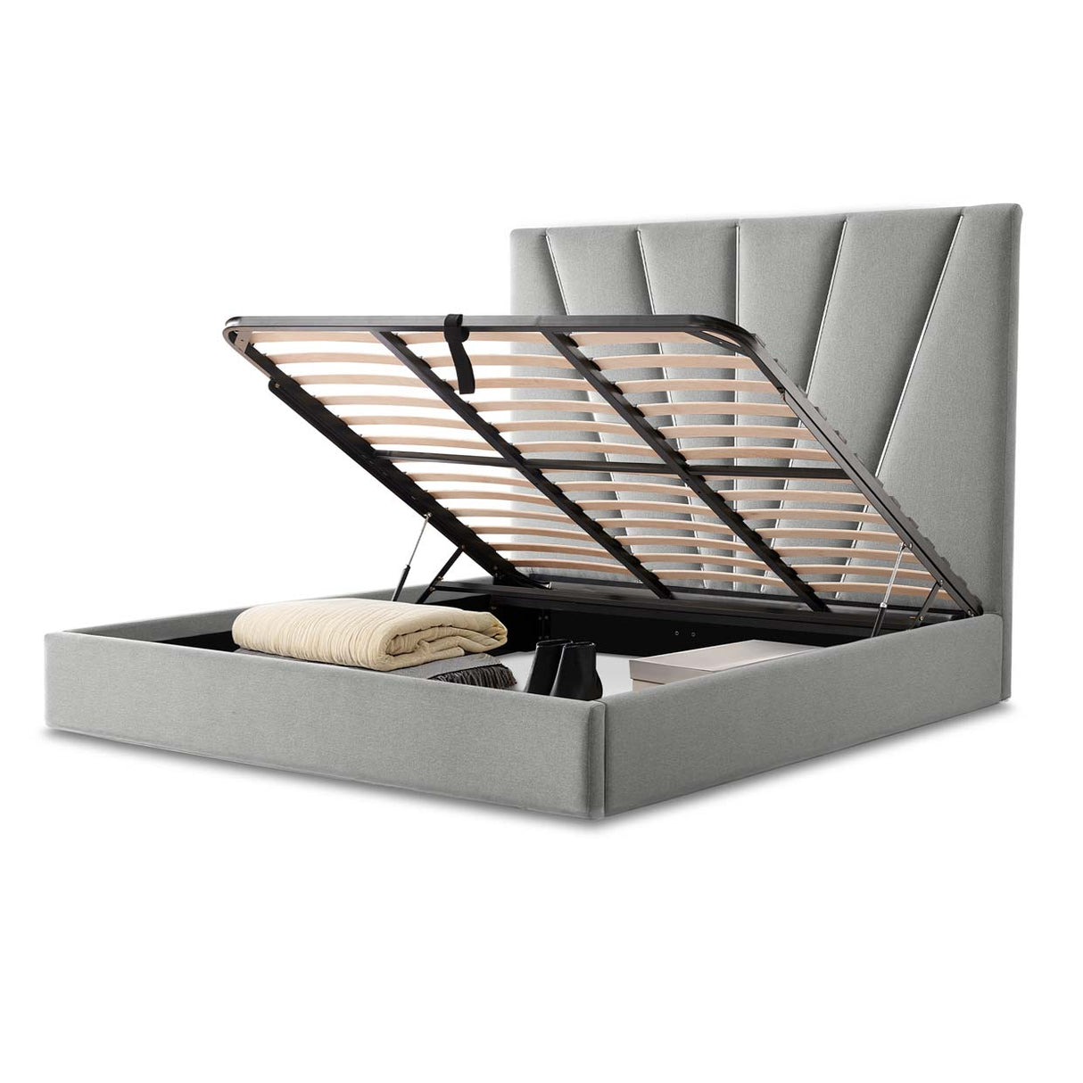 Decorative Rose Bed Rose King Lift Up Storage Bed from Michael Amini - Luna Furniture