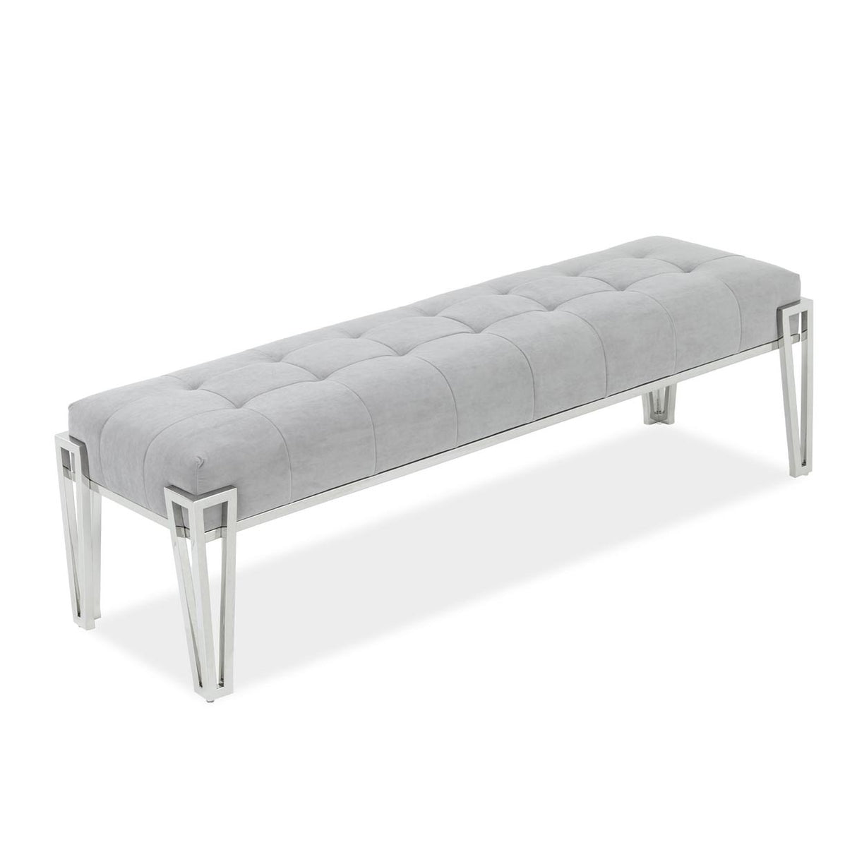 Decorative Rose Bed Rose Accent Bench from Michael Amini - Luna Furniture