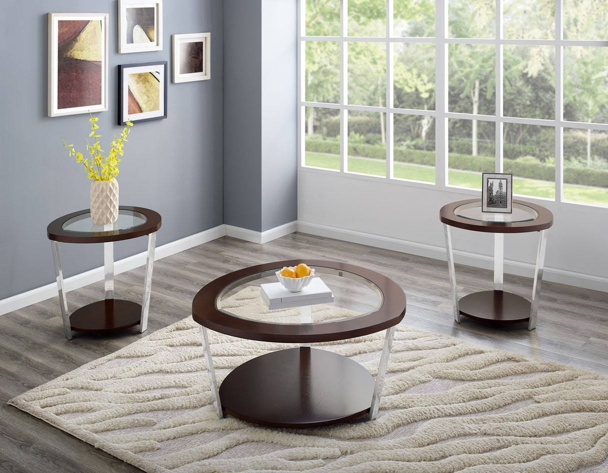 Duncan 3-Piece Occasional Set (Cocktail & 2 End Tables) from Steve Silver - Luna Furniture