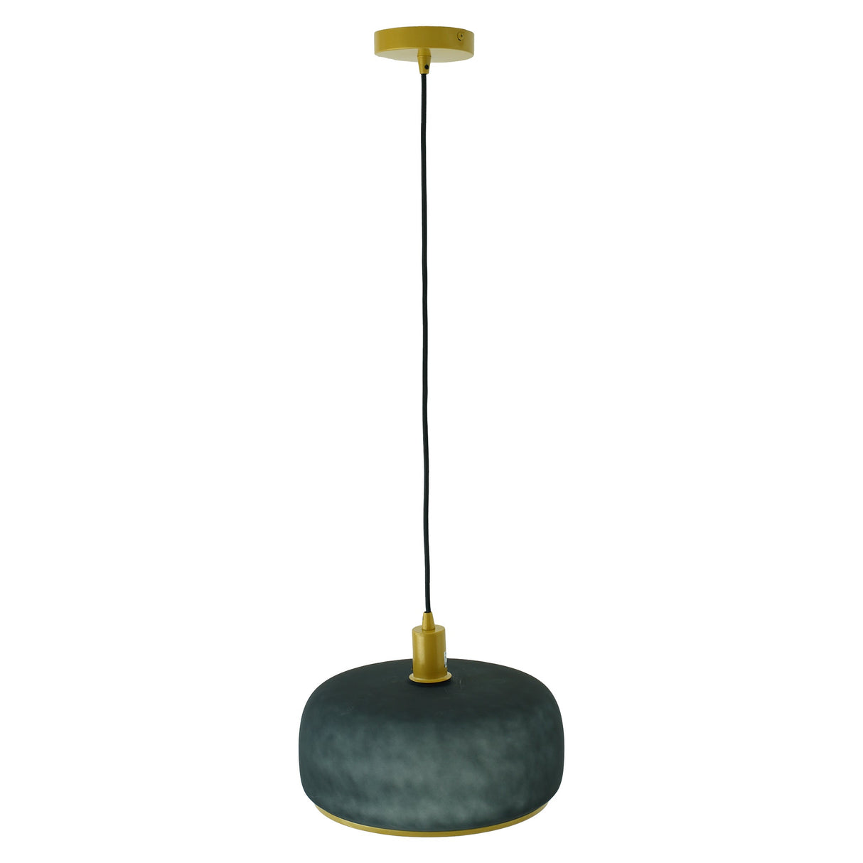 Dune Pendant Lamp - Black Sprayed and Gold from Ashcroft Furniture - Luna Furniture