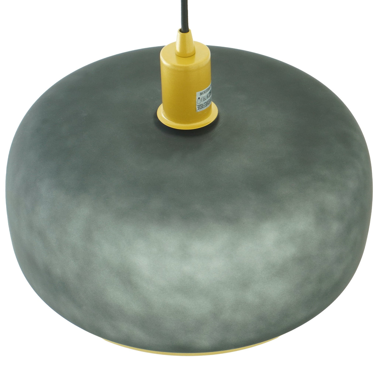 Dune Pendant Lamp - Black Sprayed and Gold from Ashcroft Furniture - Luna Furniture