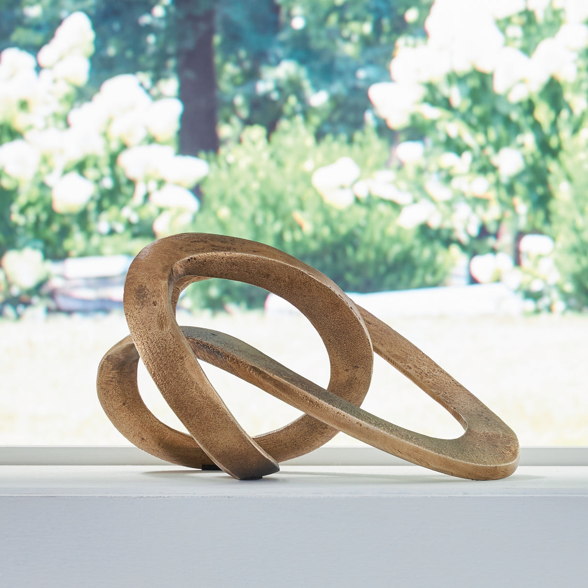 Dunnruck Antique Brass Finish Sculpture from Ashley - Luna Furniture