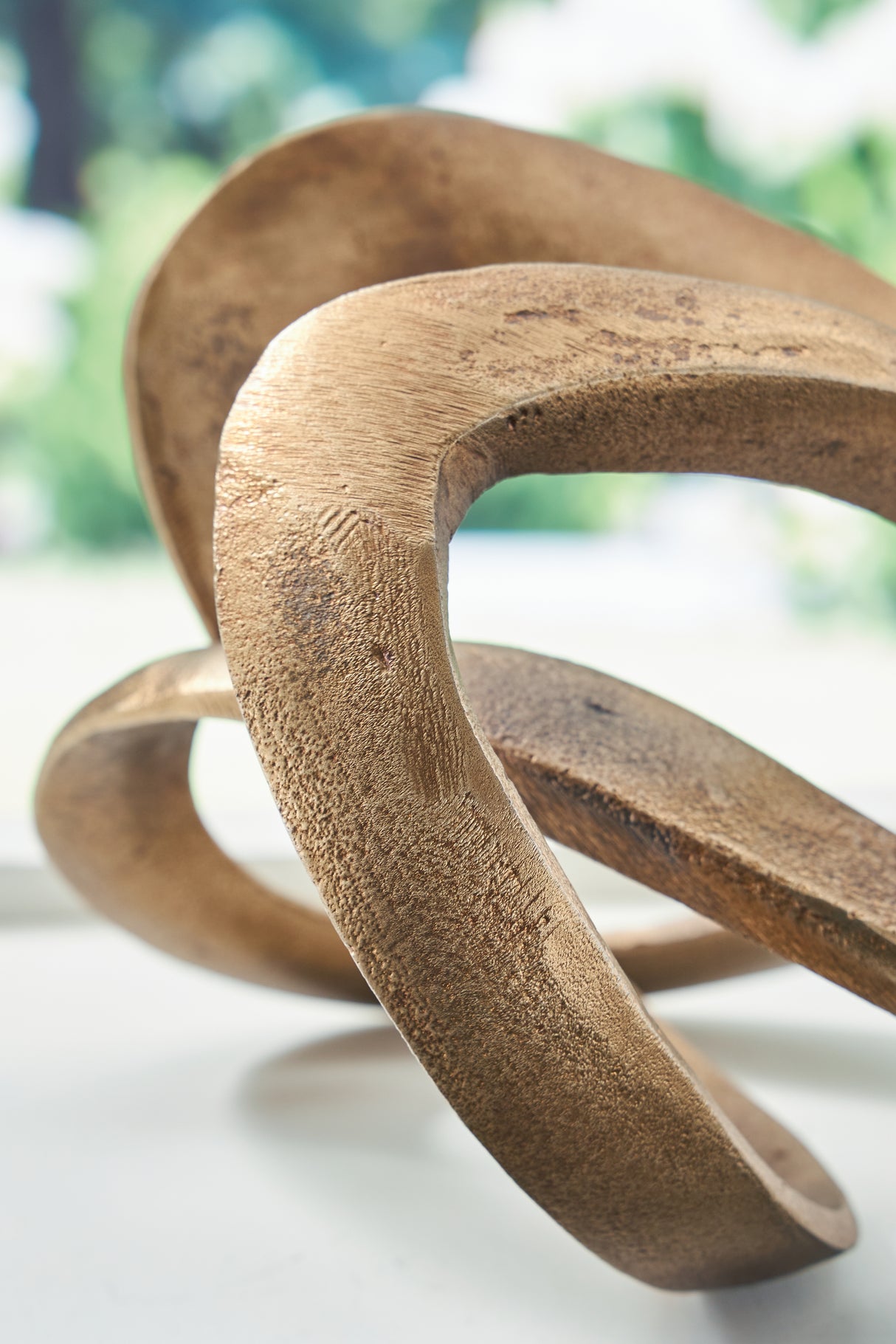 Dunnruck Antique Brass Finish Sculpture from Ashley - Luna Furniture