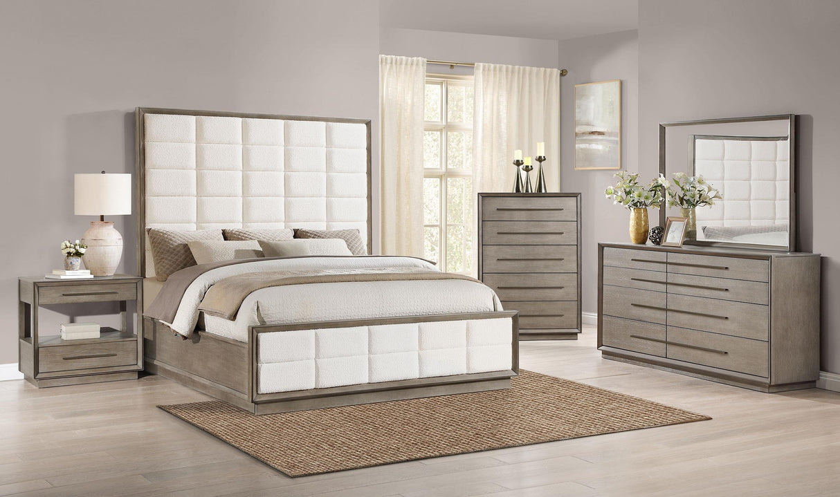 Durango Washed Oak 5-Piece Eastern King Bedroom Set from Coaster - Luna Furniture