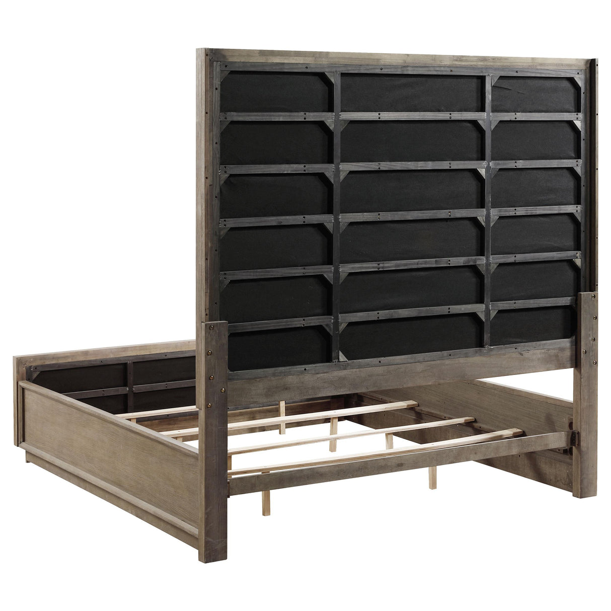 Durango Washed Oak 77-inch California King Panel Bed from Coaster - Luna Furniture