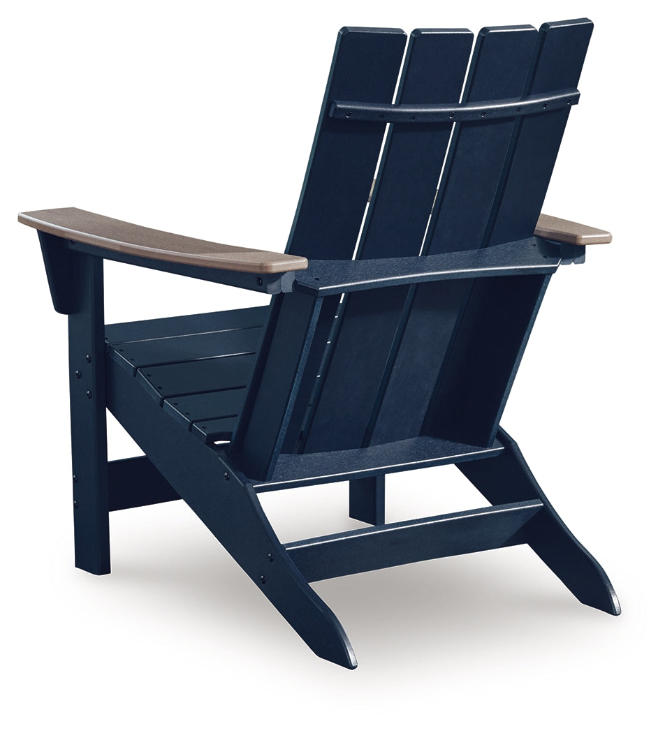 East Beach Black/Beige Adirondack Chair from Ashley - Luna Furniture