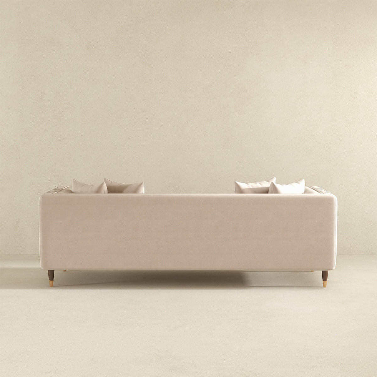 Edward Sofa (Light Cream Velvet) from Ashcroft Furniture - Luna Furniture