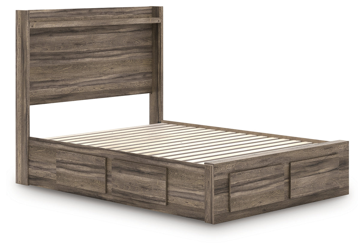 Elbrim Full Panel Storage Bed, Dresser and Mirror from Ashley - Luna Furniture