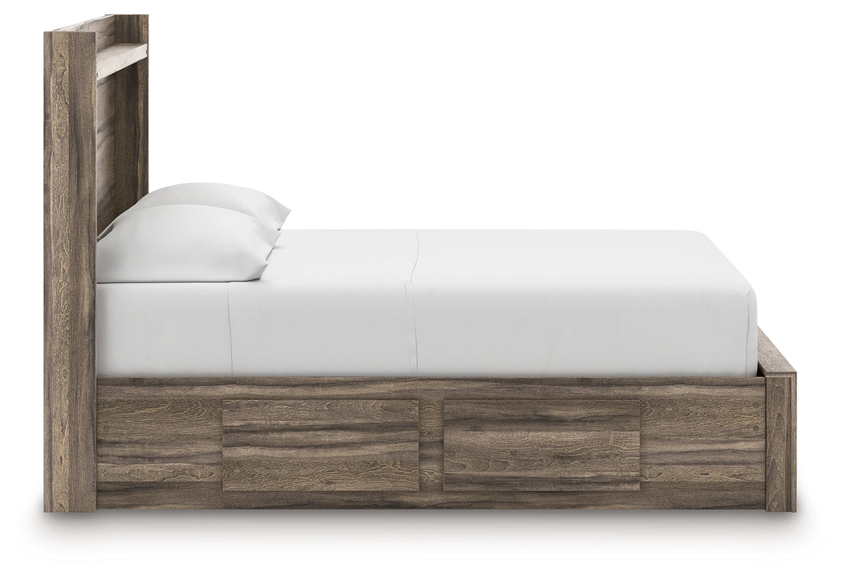 Elbrim Full Panel Storage Bed, Dresser and Mirror from Ashley - Luna Furniture