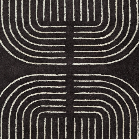 Eldonmore Black/Ivory Medium Rug from Ashley Furniture - Luna Furniture