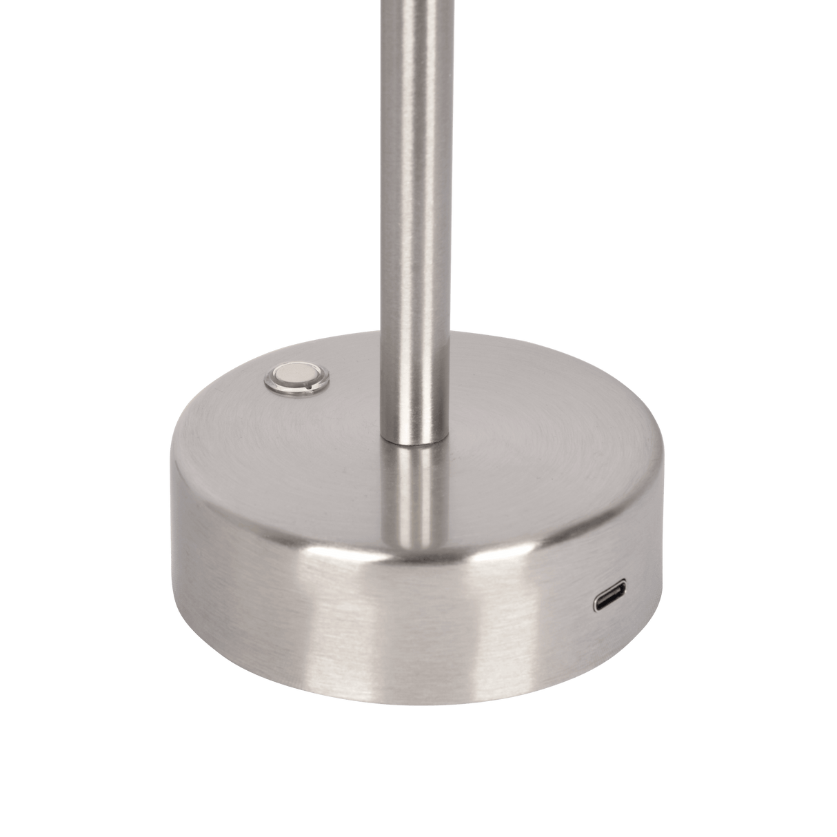 Elegance Rechargeable LED Table Lamp Brushed Nickel LED Touch Switch from Ashcroft Furniture - Luna Furniture