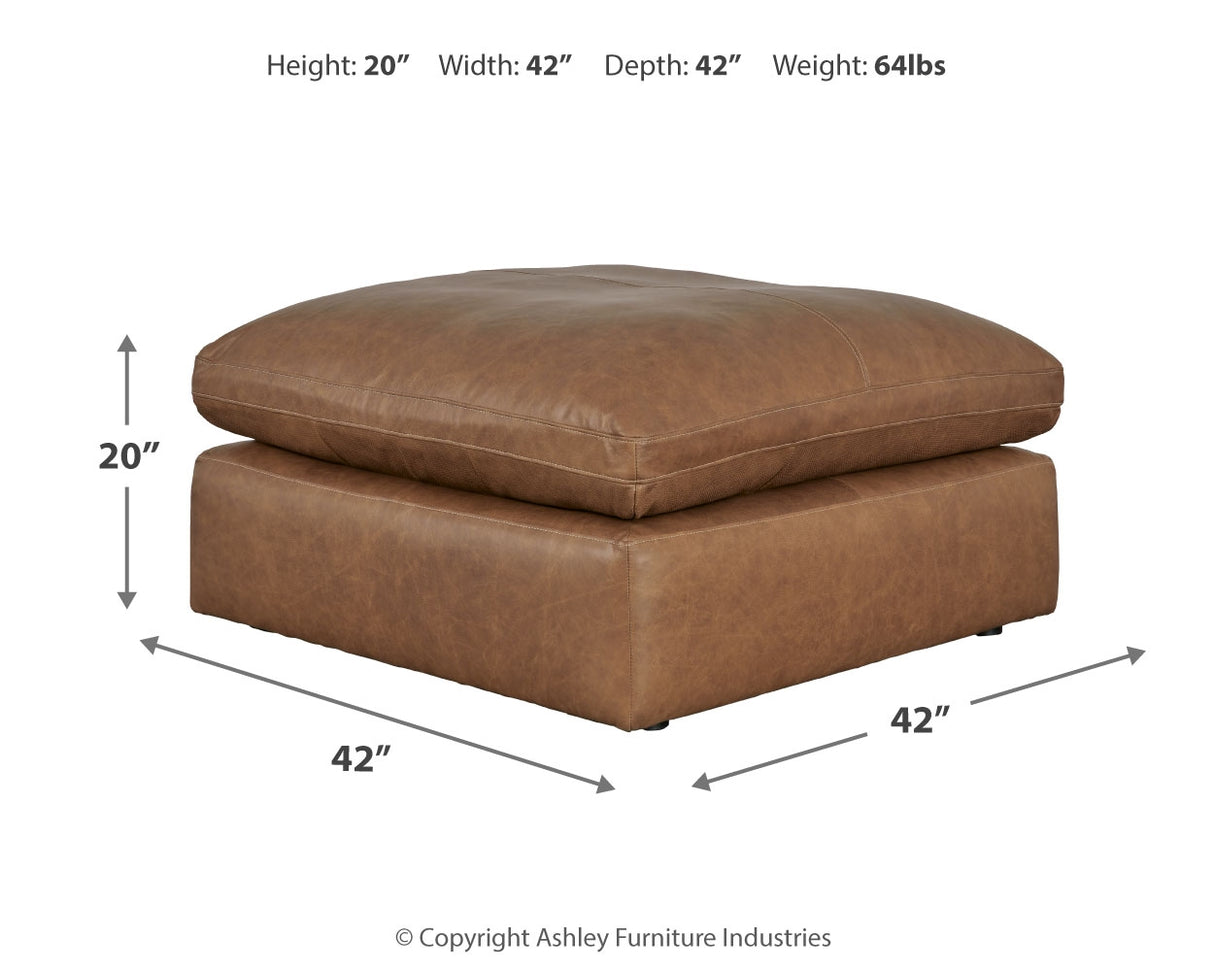 Emilia Caramel 5-Piece Sectional with Ottoman from Ashley Furniture - Luna Furniture