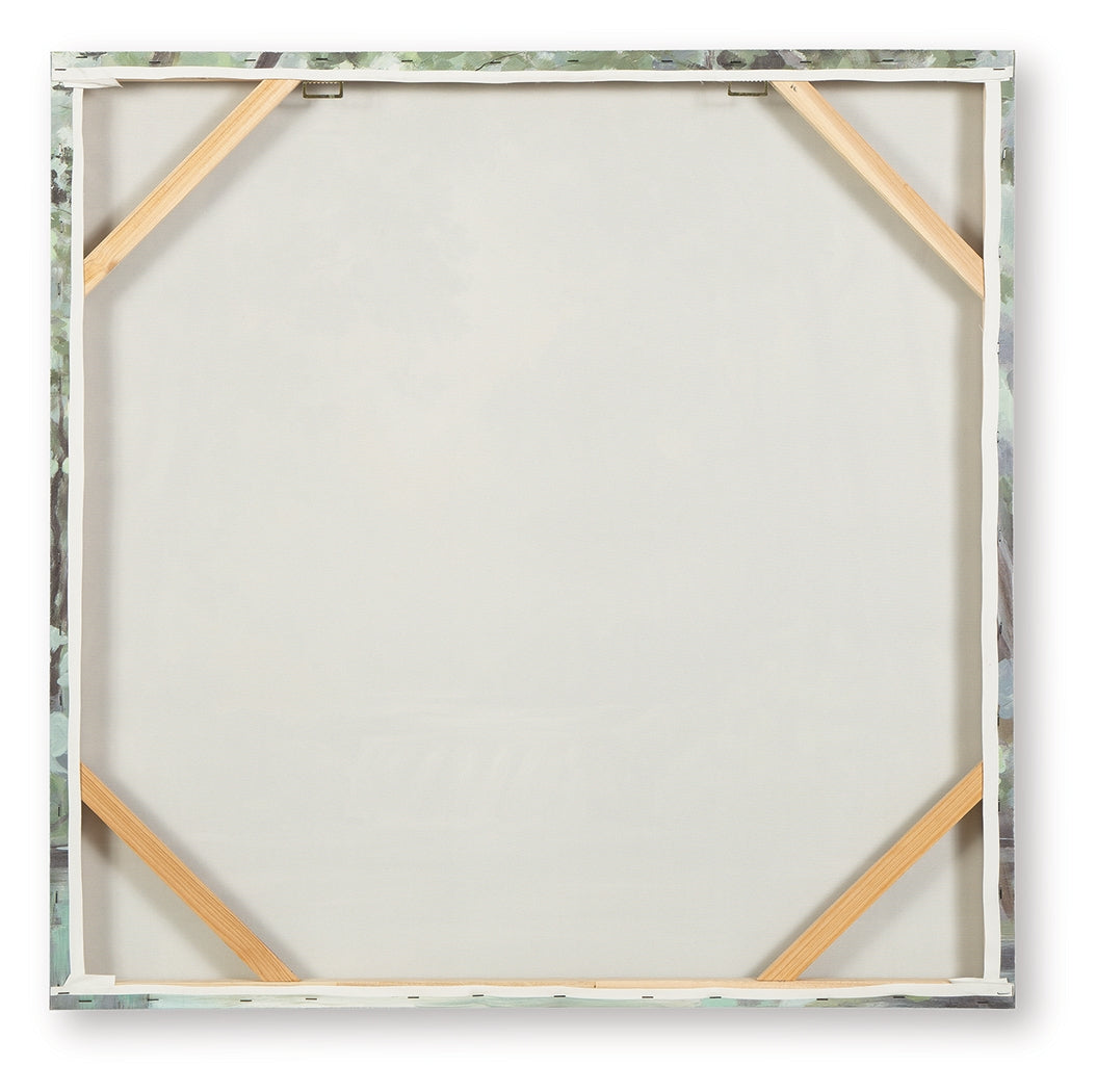 Evermaddick Green/Gray/White Wall Art from Ashley - Luna Furniture