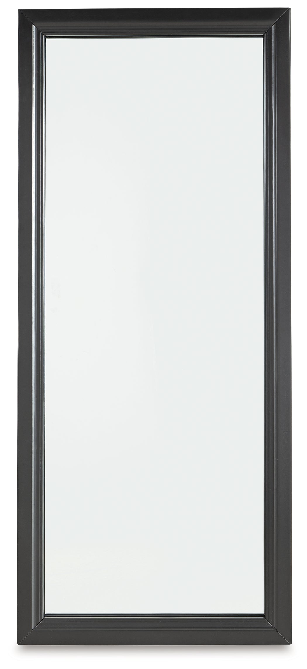 Evesen Black Floor Standing Mirror/Storage (Mirror Only) from Ashley - Luna Furniture