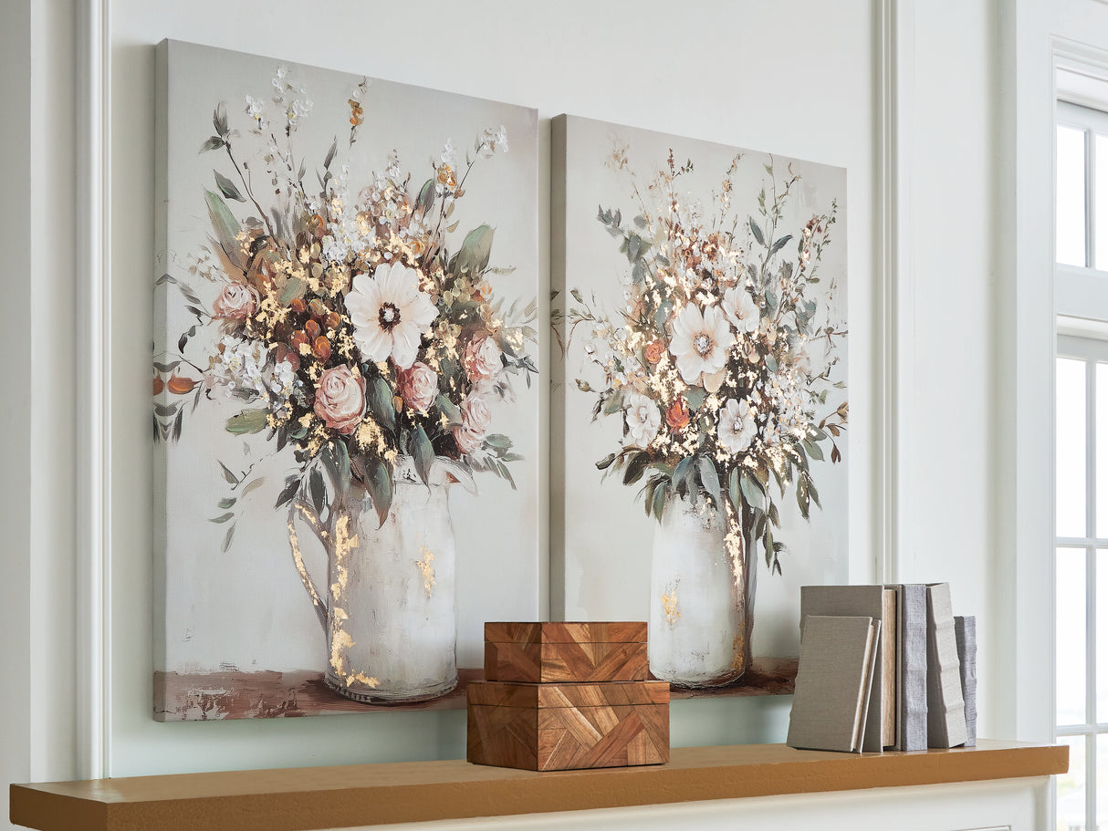 Faisaldon Multi Wall Art (Set of 2) from Ashley - Luna Furniture