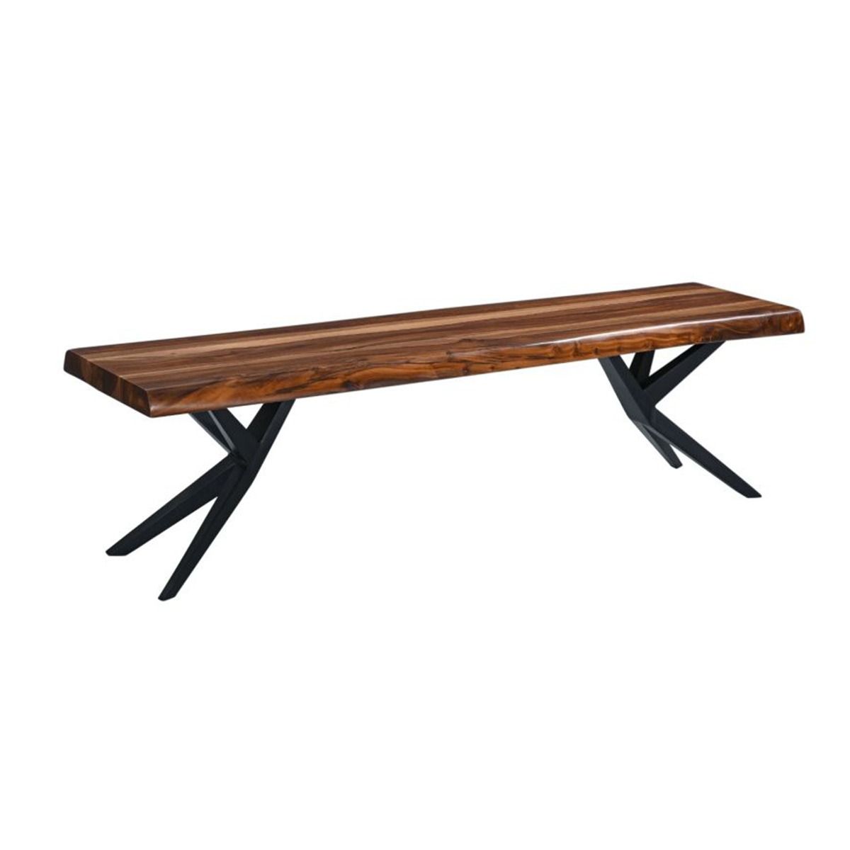 Austin Loft 68" Bench in Natural Sheesham from Home Trends & Design - Luna Furniture
