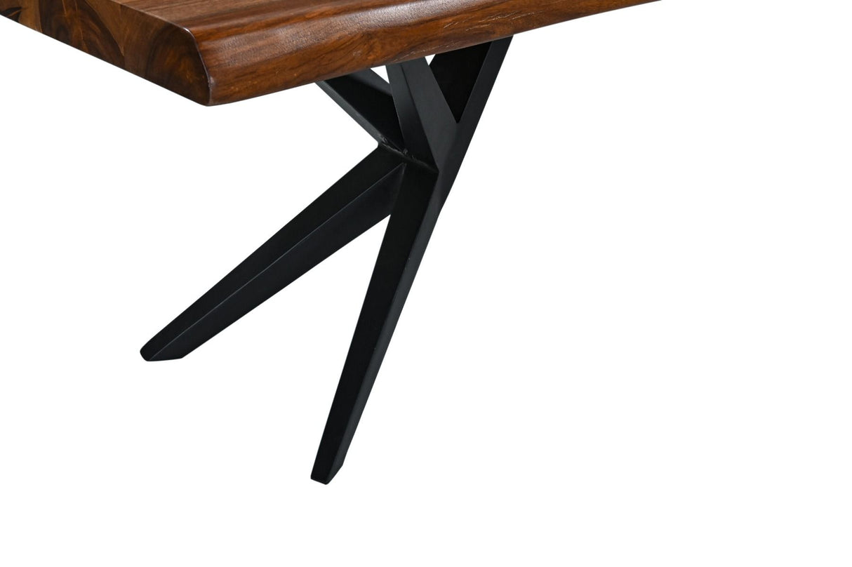 Austin Loft 90" Bench in Natural Sheesham from Home Trends & Design - Luna Furniture
