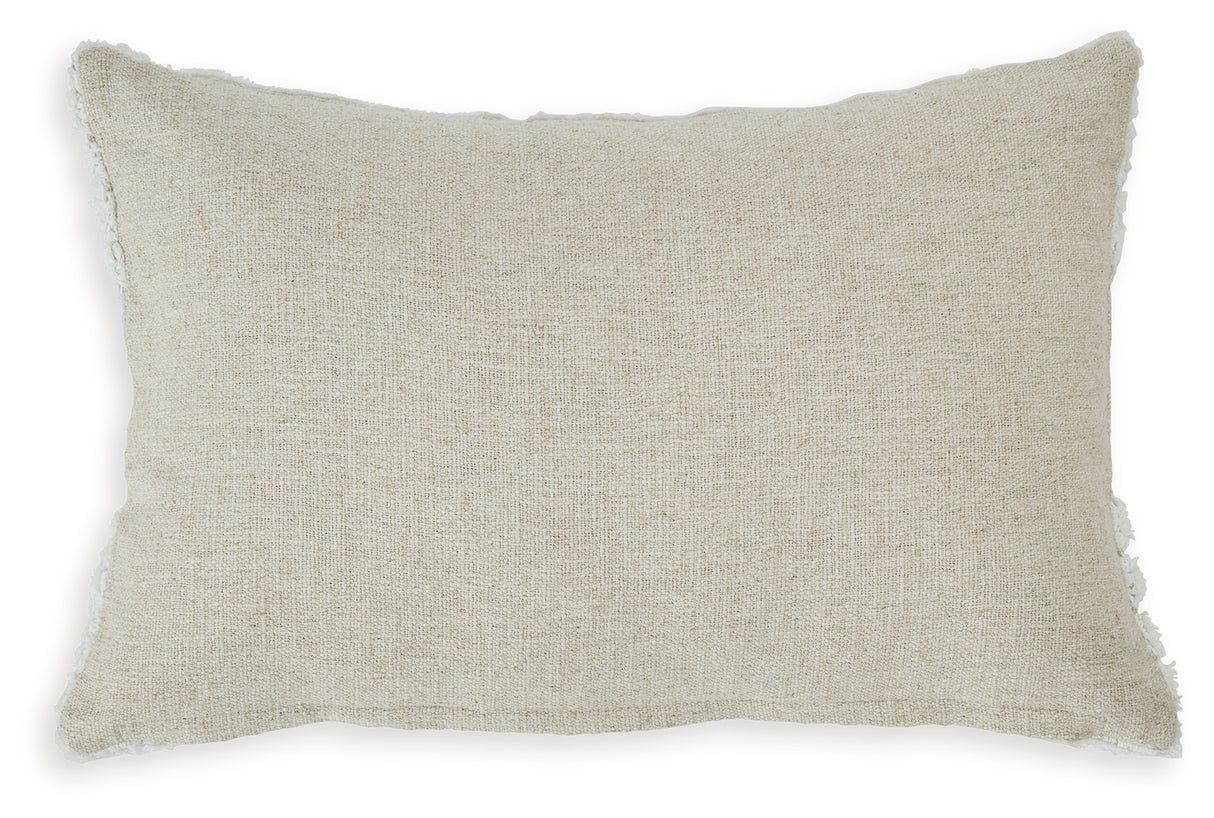 Farissen White/Tan Pillow (Set of 4) from Ashley - Luna Furniture