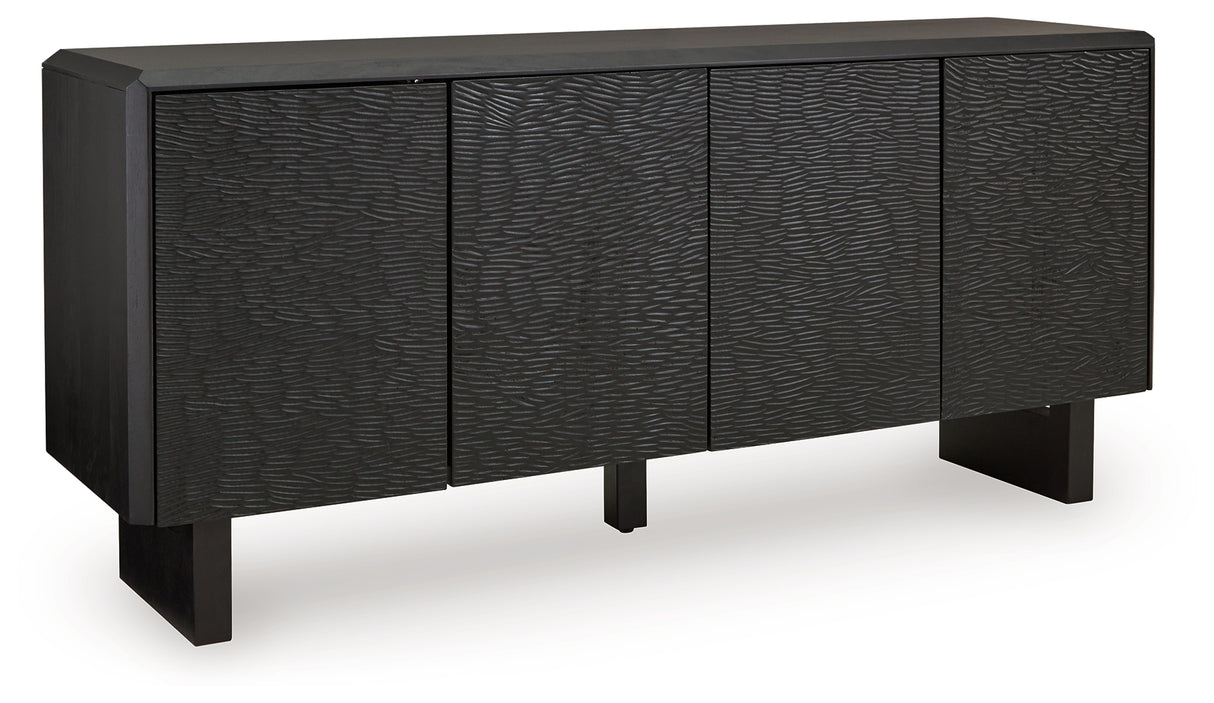 Farrelmore Black Accent Cabinet from Ashley - Luna Furniture