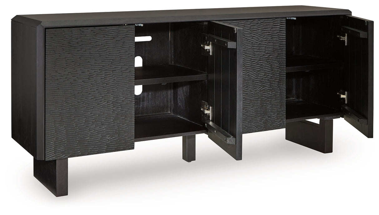 Farrelmore Black Accent Cabinet from Ashley - Luna Furniture