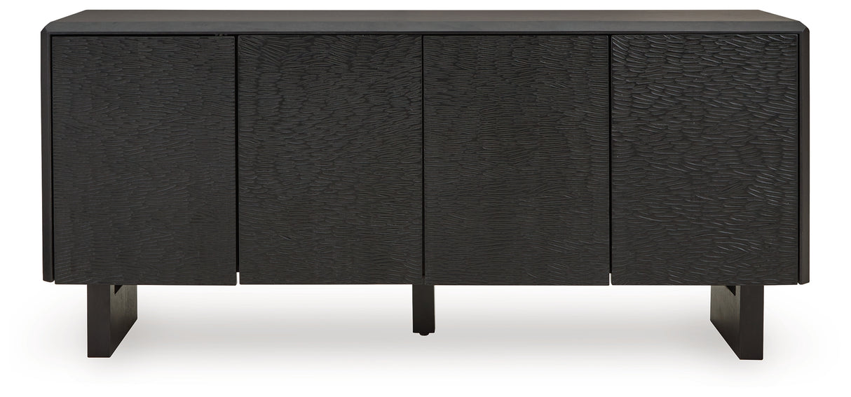 Farrelmore Black Accent Cabinet from Ashley - Luna Furniture