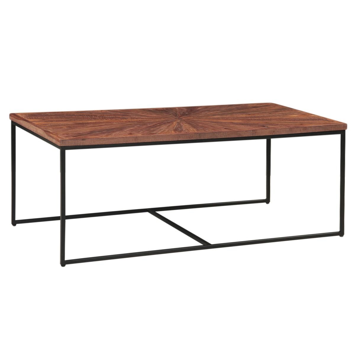 Aster 47" Nesting Coffee Tables in Sunburst Brownstone from Home Trends & Design - Luna Furniture