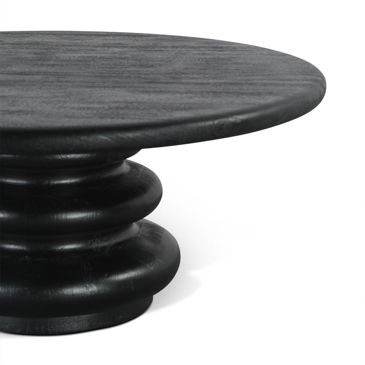 Bilboa 36" Coffee Table in Distressed Black from Home Trends & Design - Luna Furniture