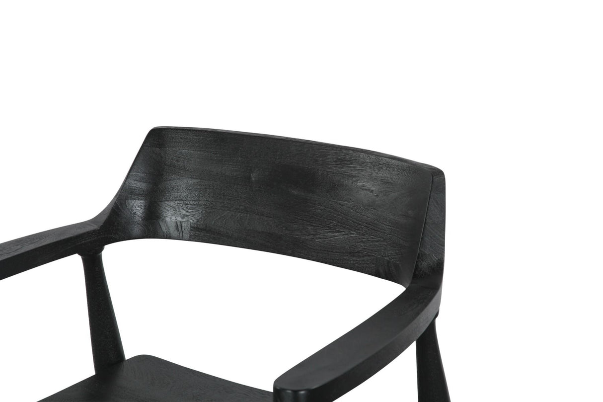 Cambridge 24" Dining Chair in Black from Home Trends & Design - Luna Furniture