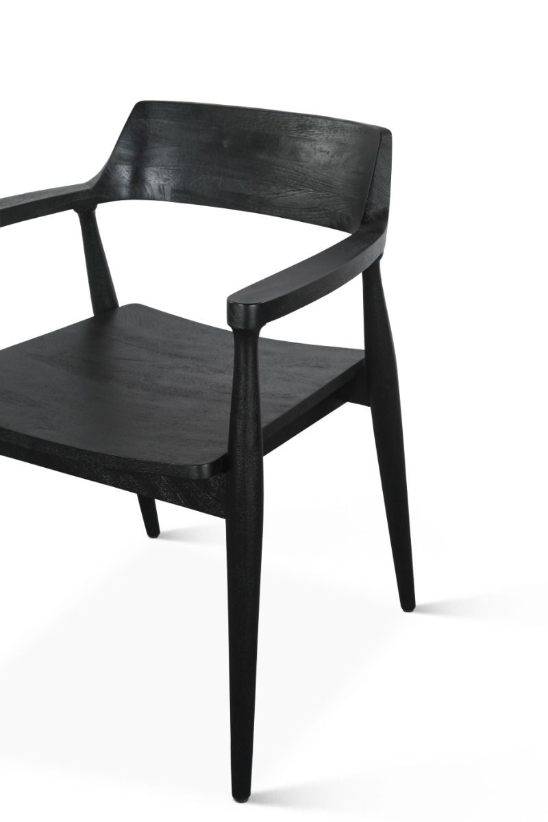 Cambridge 24" Dining Chair in Black from Home Trends & Design - Luna Furniture