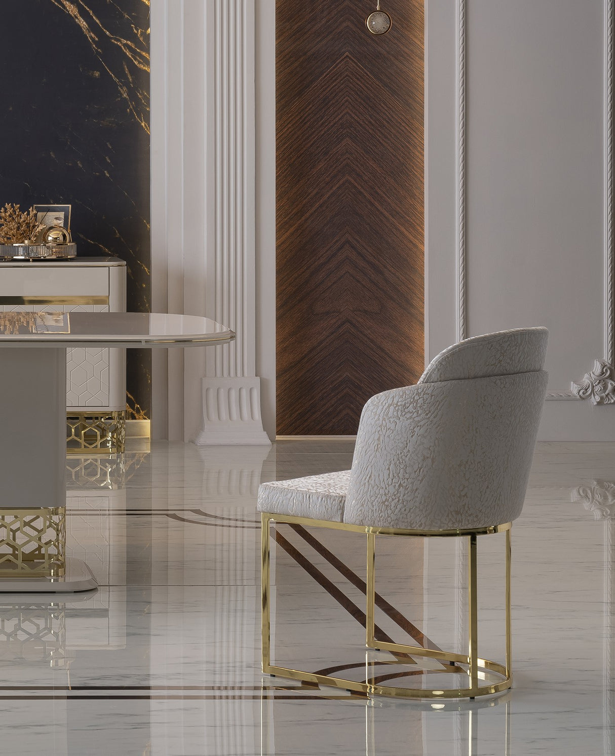 Ferani Dining Chair from Luna Luxury - Luna Furniture