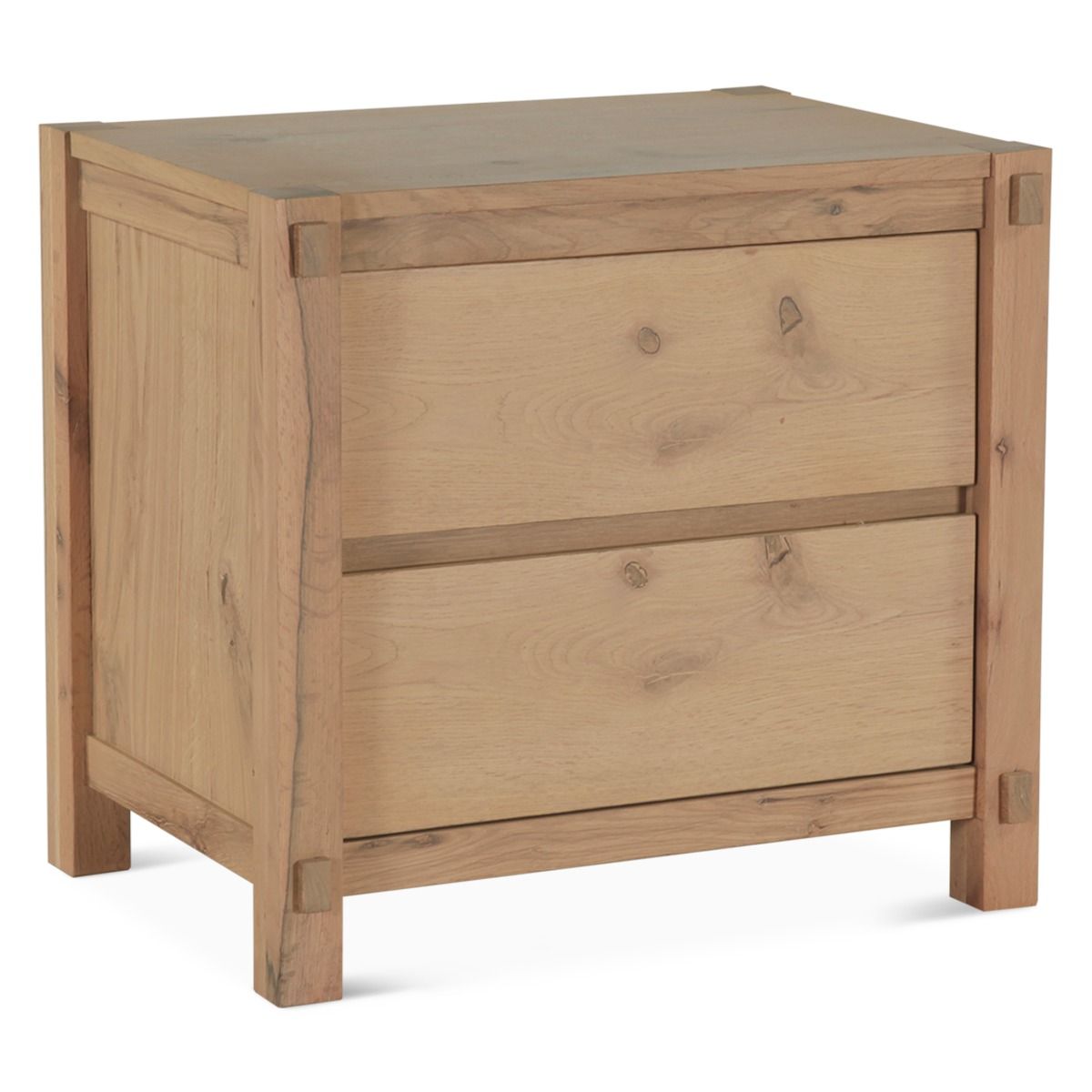 Flagstaff 26" Nightstand in Distressed Oak from Home Trends & Design - Luna Furniture