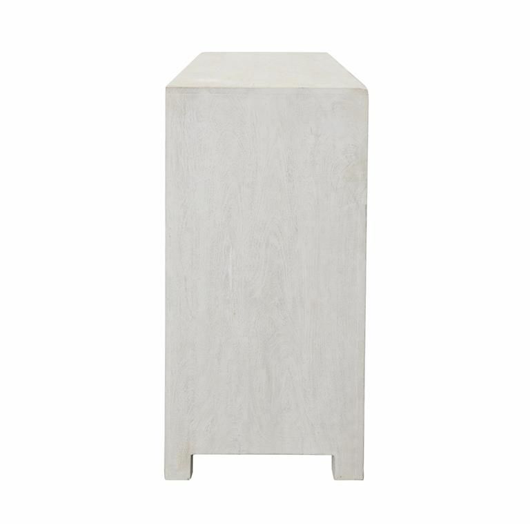 Fern 70" Sideboard in Distressed White from Home Trends & Design - Luna Furniture