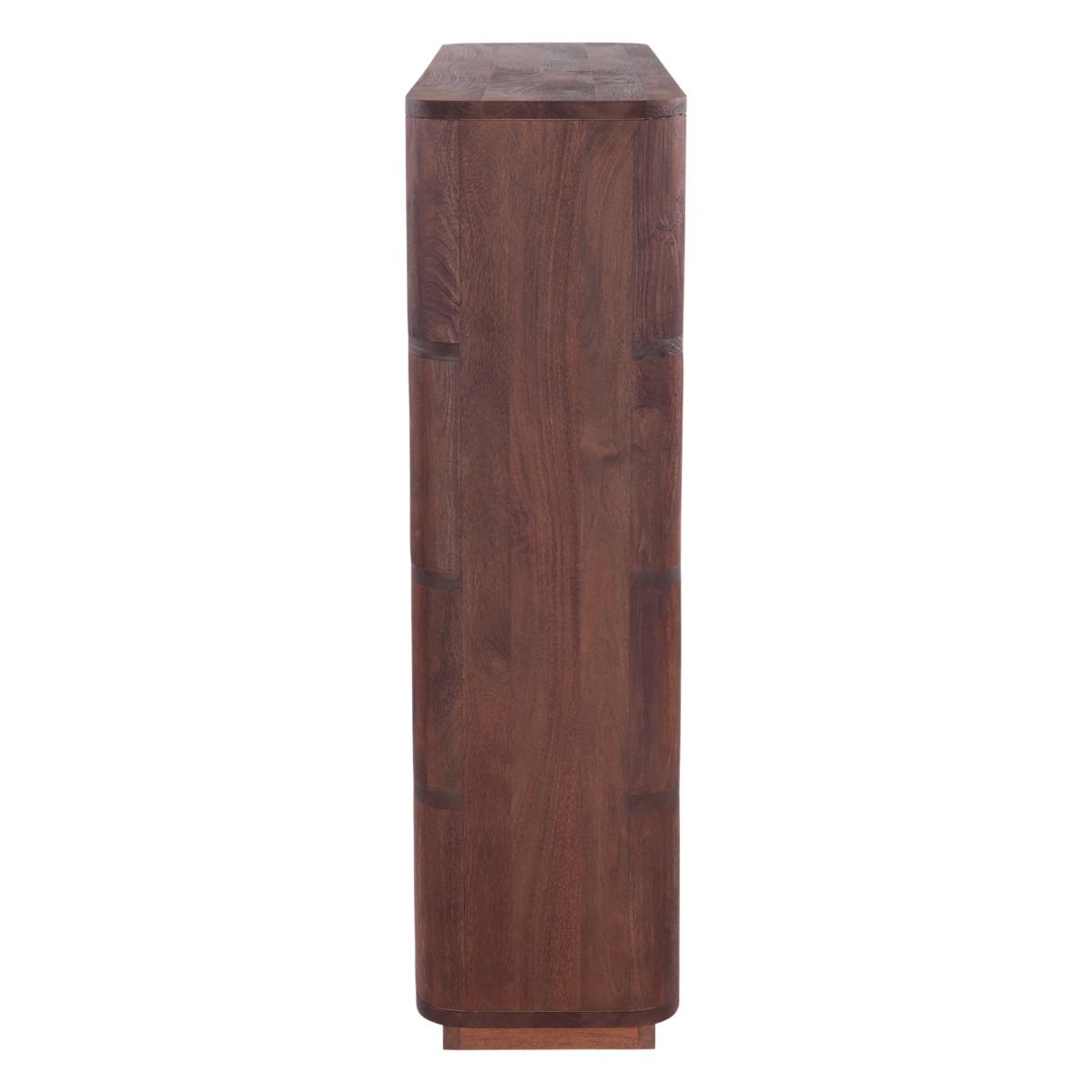 Henderson 67" Wide Bookshelf in Pecan Brown Sandblasted from Home Trends & Design - Luna Furniture