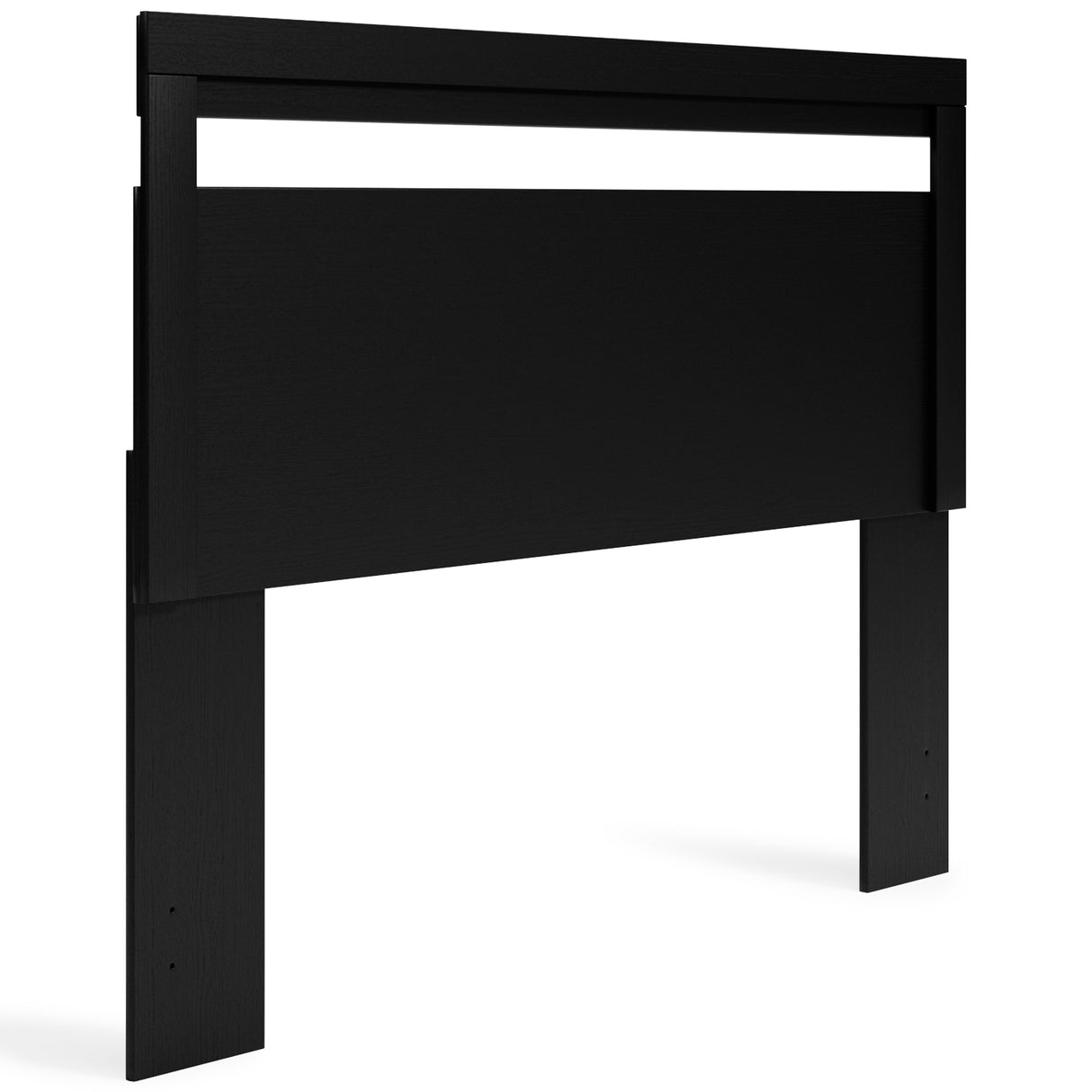 Finch Queen Panel Headboard with Dresser, Chest and Nightstand in Black from Ashley - Luna Furniture