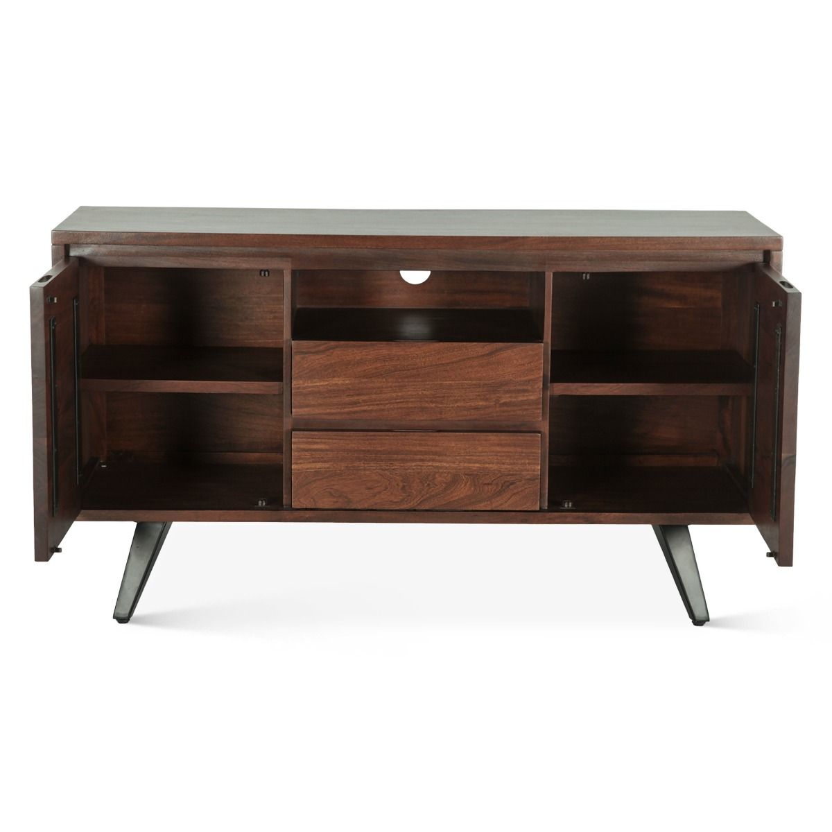 Kennedy 54" Media Cabinet in Walnut from Home Trends & Design - Luna Furniture
