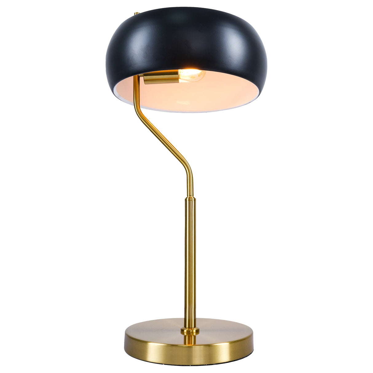 Flux Table Lamp - Black Outer - White Inner from Ashcroft Furniture - Luna Furniture