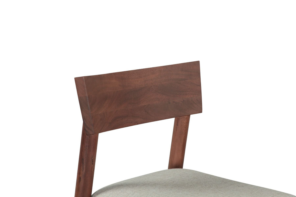 Lenox 18" Upholstered Counter Chair in Walnut from Home Trends & Design - Luna Furniture