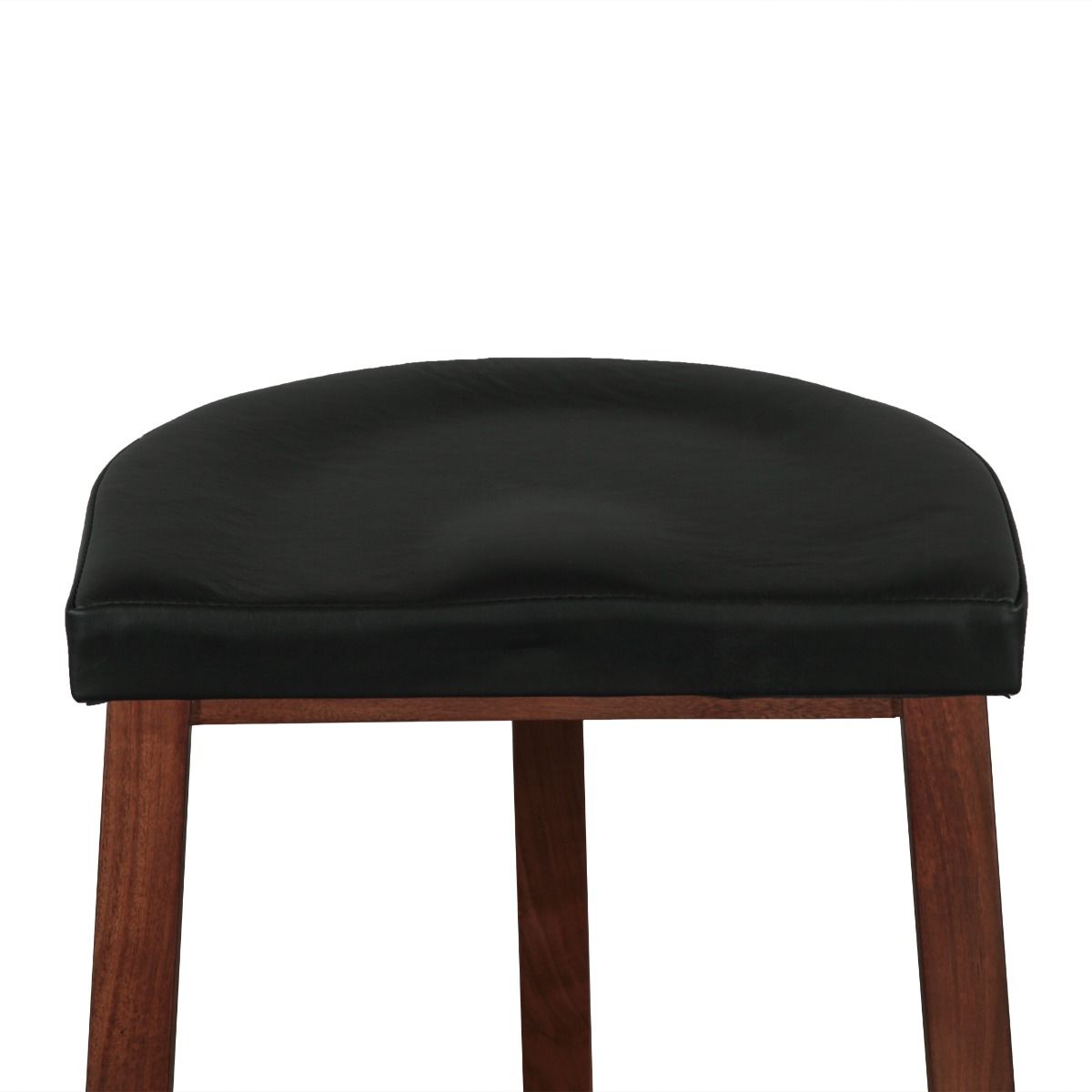 Lenox 17" Counter Stool in Walnut from Home Trends & Design - Luna Furniture