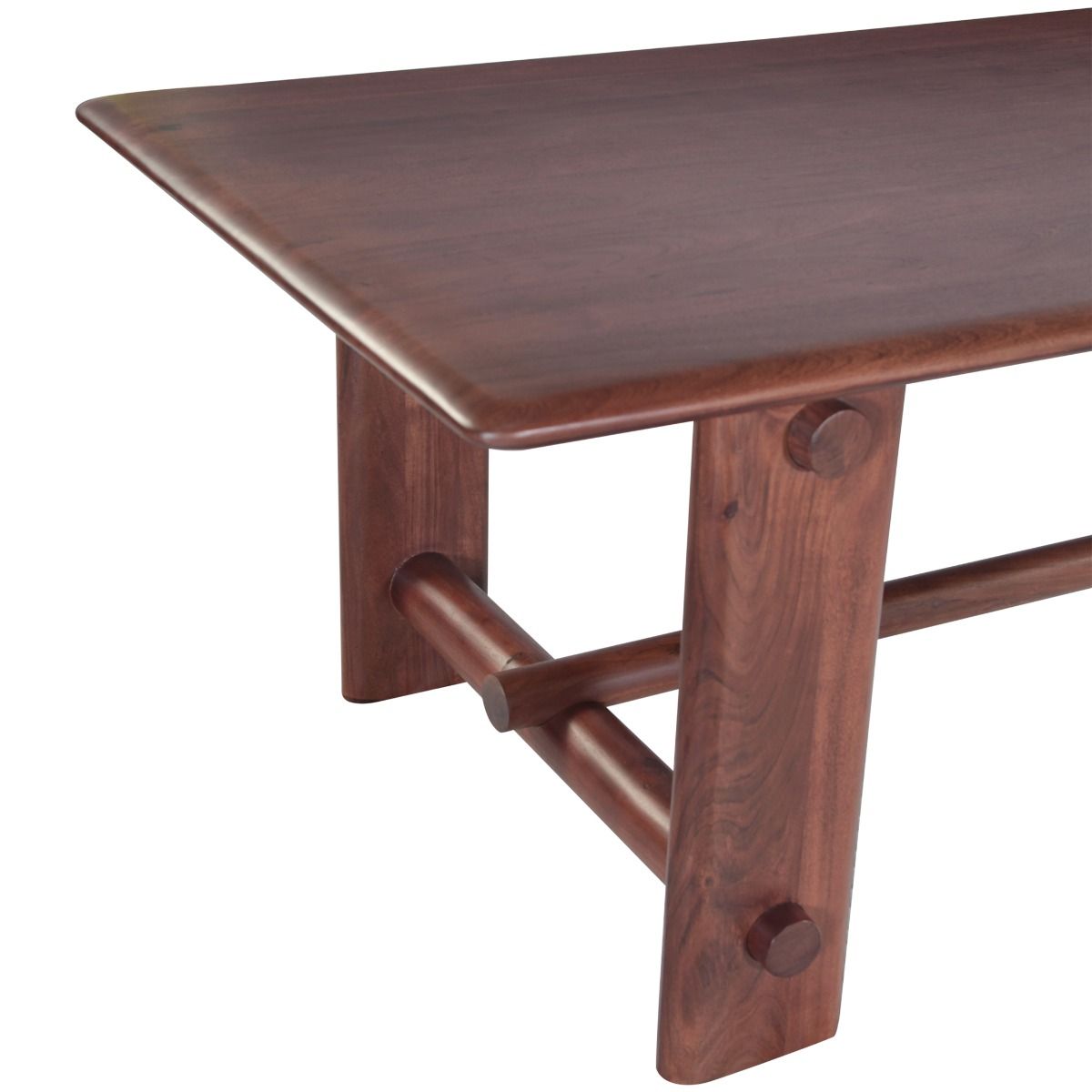Lenox Loch 102" Dining Table in Walnut from Home Trends & Design - Luna Furniture
