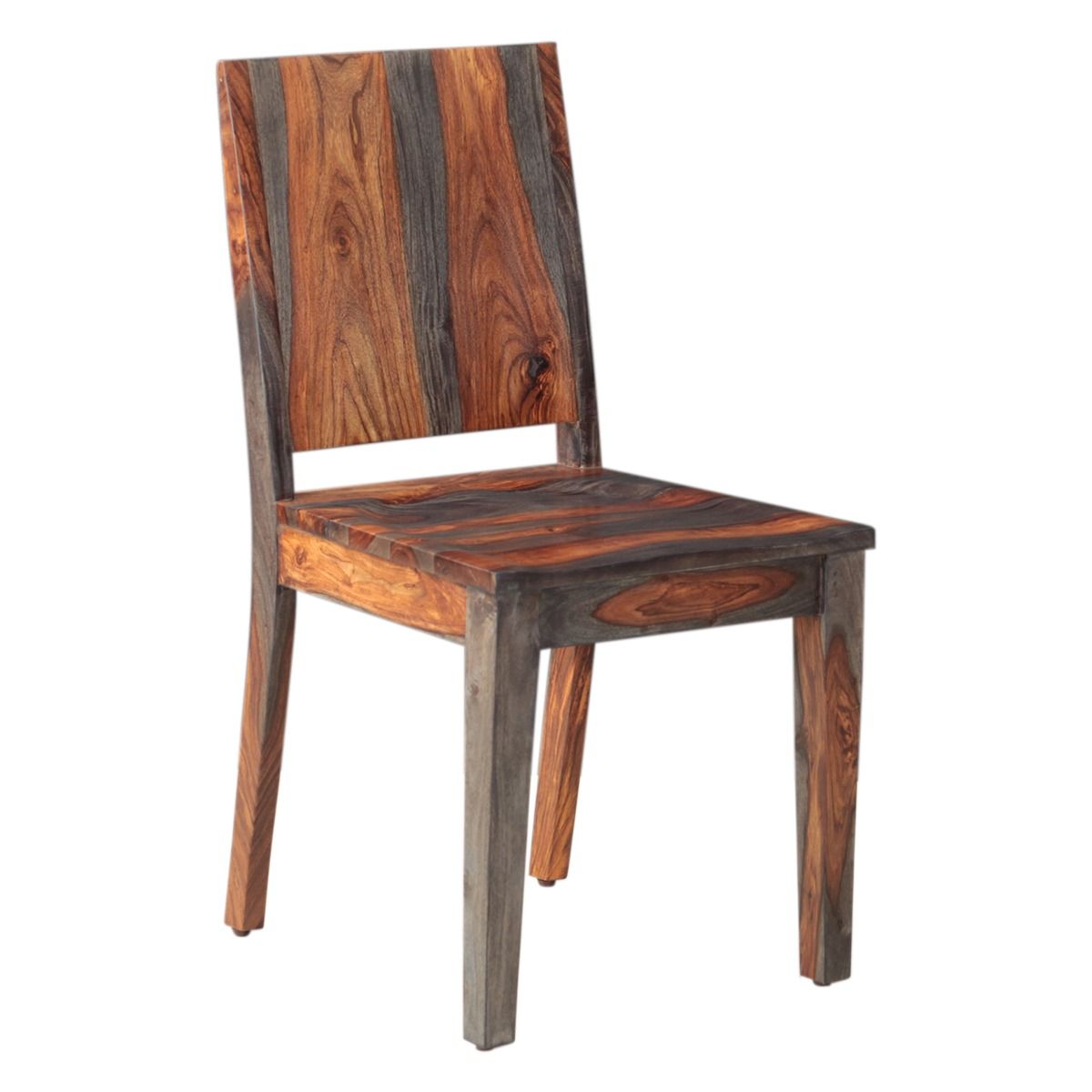 Meridian 17" Wood Dining Chair in Capri Sheesham, Set of 2 from Home Trends & Design - Luna Furniture