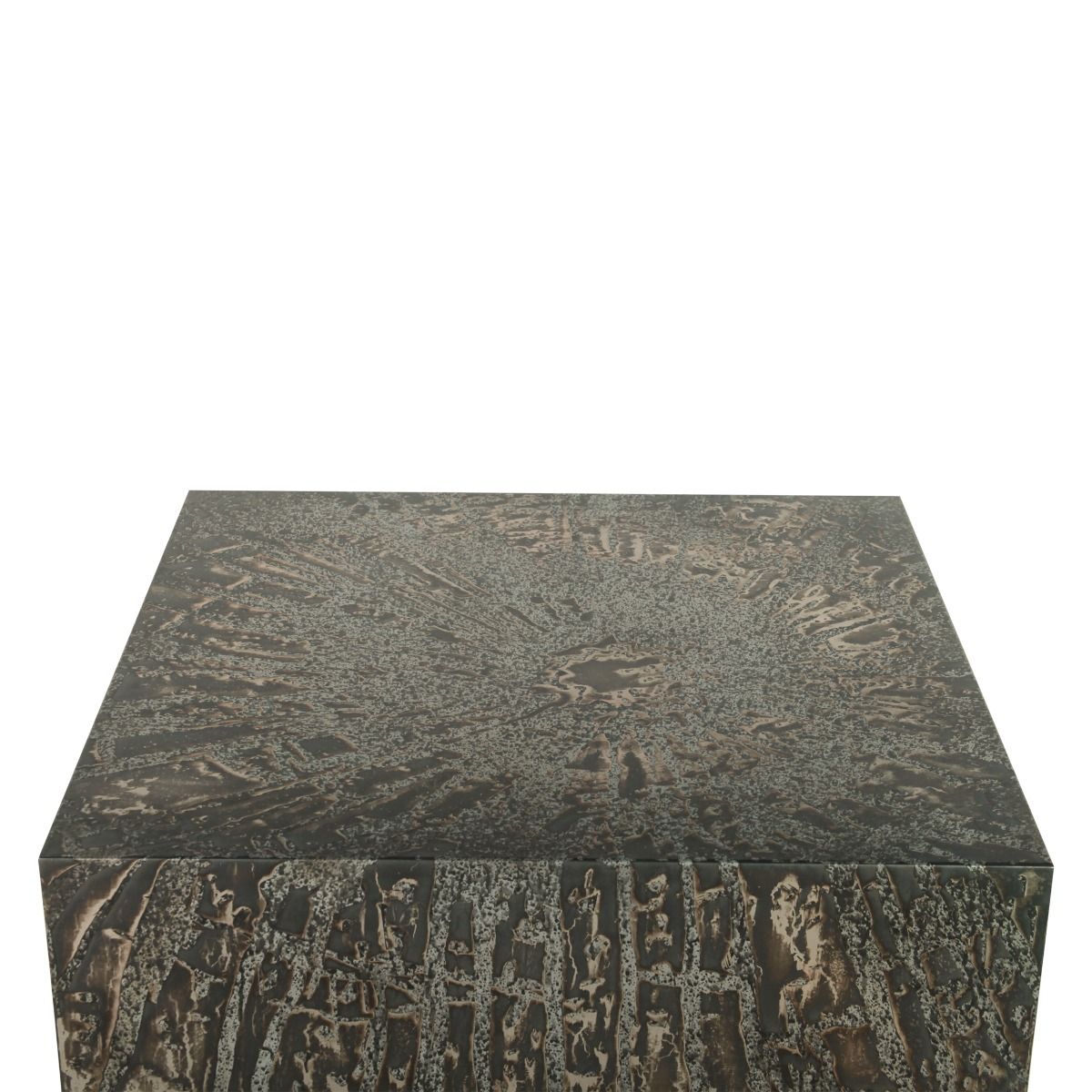 Mojave 35" Coffee Table in Desert Patina with Brass Base from Home Trends & Design - Luna Furniture