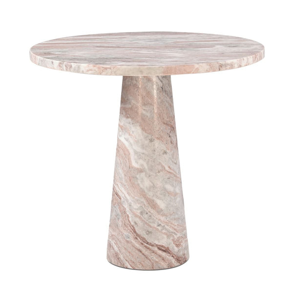Nile 30" Round Dining Table in Brown Toronto Marble