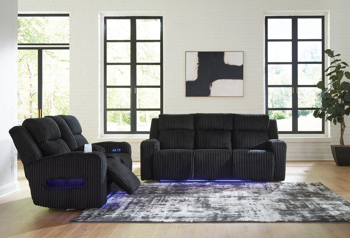 Forest Lake Power Reclining Sofa and Loveseat from Ashley - Luna Furniture