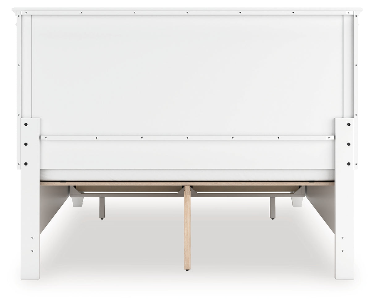 Fortman Queen Panel Storage Bed with Dresser and Chest in White from Ashley - Luna Furniture