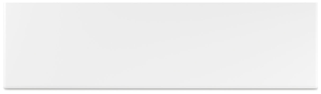 Fortman Twin Panel Storage Bed with Dresser in White from Ashley - Luna Furniture