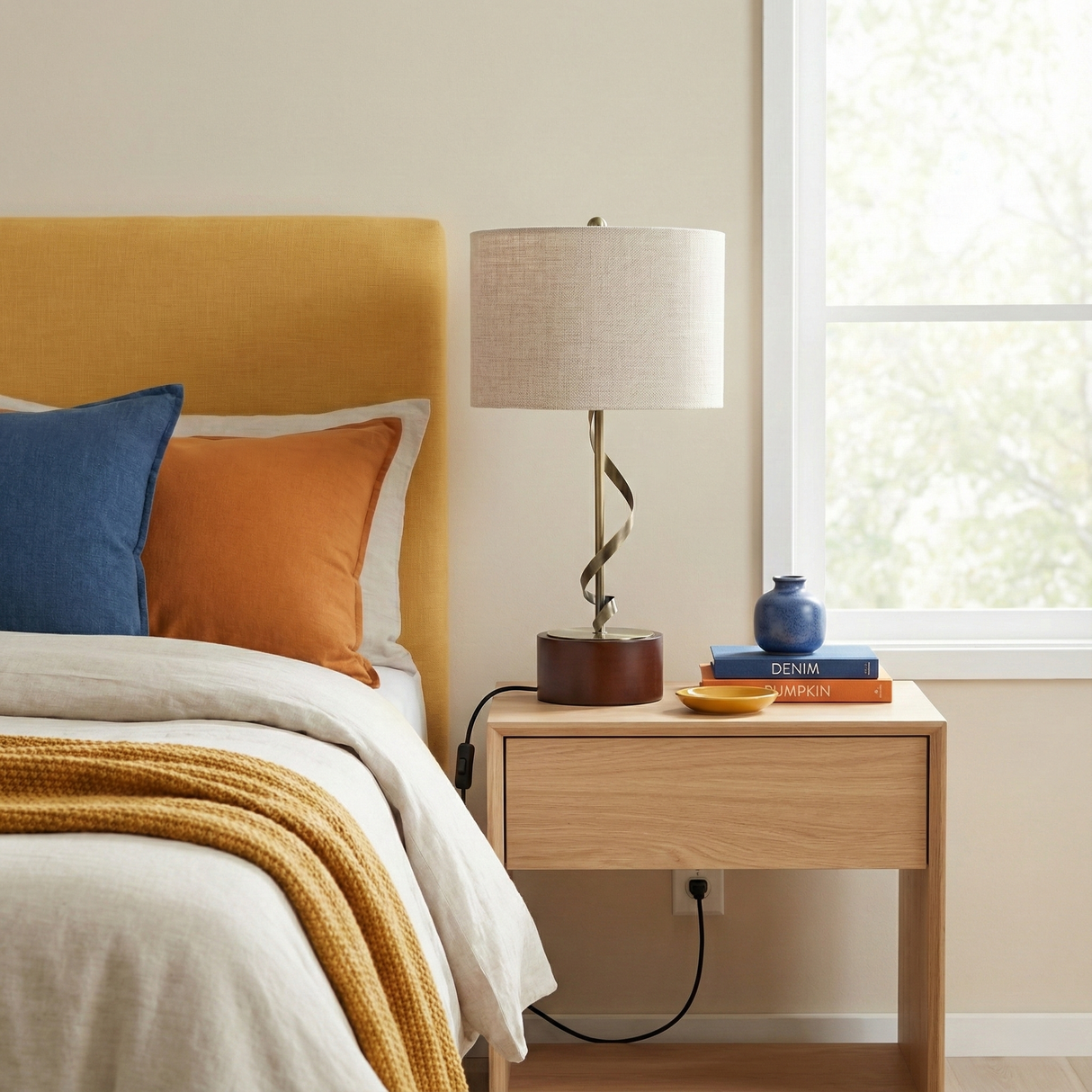 Foundry Twisted Metal Table Lamp from Ashcroft Furniture - Luna Furniture